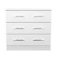 Avon Chest - 3 Drawer - Small - White