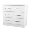 Avon Chest - 3 Drawer - Small - White