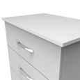 Avon Chest - 4 Drawer - Midi - White