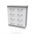 Avon Chest - 4 Drawer - White