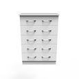 Avon Chest - 5 Drawer - White