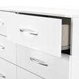 Avon Chest - 6 Drawer - Midi - White
