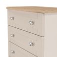 Sussex Chest - 5 Drawer - Cashmere and Oak
