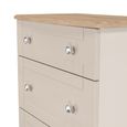 Sussex Deep Chest - 3 Drawer - Cashmere and Oak