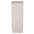 Sussex Deep Chest - 4 Drawer - Cashmere and Oak