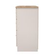 Sussex Midi Chest - 6 Drawer - Cashmere and Oak