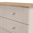 Sussex Midi Chest - 6 Drawer - Cashmere and Oak