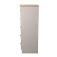 Sussex Narrow Chest - 5 Drawer - Cashmere and Oak