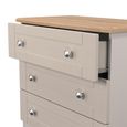 Sussex Small Chest - 3 Drawer - Cashmere and Oak