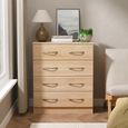Avon Chest - 4 Drawer - Oak