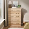 Avon Chest - 5 Drawer - Oak