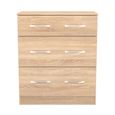 Avon Chest - 3 Drawer - Deep - Oak