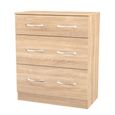 Avon Chest - 3 Drawer - Deep - Oak
