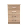 Avon Chest - 4 Drawer - Midi - Oak