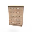 Avon Chest - 5 Drawer - Oak