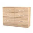 Avon Chest - 6 Drawer - Midi - Oak