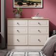 Norfolk Chest - Midi - 6 Drawer - Cashmere and Oak