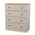Norfolk Chest - 4 Drawer - Cashmere and Oak
