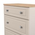 Norfolk Chest - Deep - 3 Drawer - Cashmere and Oak