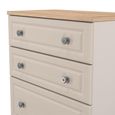 Norfolk Chest - Deep - 4 Drawer - Cashmere and Oak
