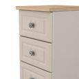 Norfolk Chest - Narrow - 5 Drawer - Cashmere and Oak