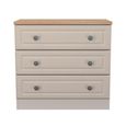 Norfolk Chest - Small - 3 Drawer - Cashmere and Oak