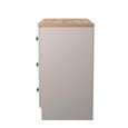 Norfolk Chest - Small - 3 Drawer - Cashmere and Oak