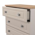 Norfolk Chest - Small - 3 Drawer - Cashmere and Oak