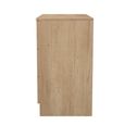Java Fluted Chest - 3 Drawer - Natural and Nebraska