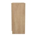 Java Fluted Chest - 4 Drawer - Natural and Nebraska
