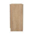 Java Fluted Chest - 6 Drawer - Midi - Natural and Nebraska