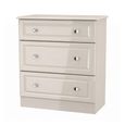 Balmoral Chest - 3 Drawer - Deep - Cashmere