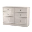 Balmoral Chest - 6 Drawer - Midi - Cashmere
