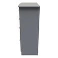Haworth Chest - 4 Drawer Deep - Grey