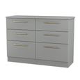 Haworth Chest - 6 Drawer - Midi - Grey