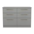 Haworth Chest - 6 Drawer - Midi - Grey