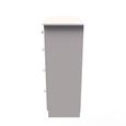 Lumiere Chest - Deep - 4 Drawer - Cashmere Gloss