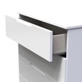 Milan Chest - 4 Drawer - White Gloss