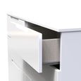 Milan Chest - Midi - 6 Drawer - White Gloss