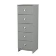 Yarmouth Chest - 5 Drawer - Narrow - Dusk Grey