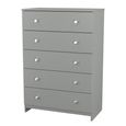 Yarmouth Chest - 5 Drawer - Wide - Dusk Grey