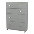 Yarmouth Chest - Deep - 4 Drawer - Dusk Grey