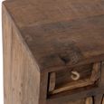 Accent Chest - Multi Drawers - Tall - Rough - Brown Recycled Sleeper Wood