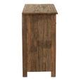 Chest - 3 Drawer - Narrow - Vintage Brown Recycled Sleeper Wood