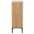 Chest - 5 Drawer - Tall - Natural Rattan
