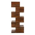 Toro Step Chest - 6 Drawer - Tall - Natural Recycled Sleeper Wood
