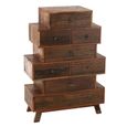 Vinto Chest - Multi Drawers - Large - Natural Recycled Sleeper Wood
