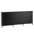 Cade Chest - Multi Drawers - Large - Black Metal