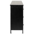 Cade Chest - Multi Drawers - Large - Black Metal