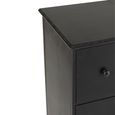 Cade Chest - Multi Drawers - Large - Black Metal